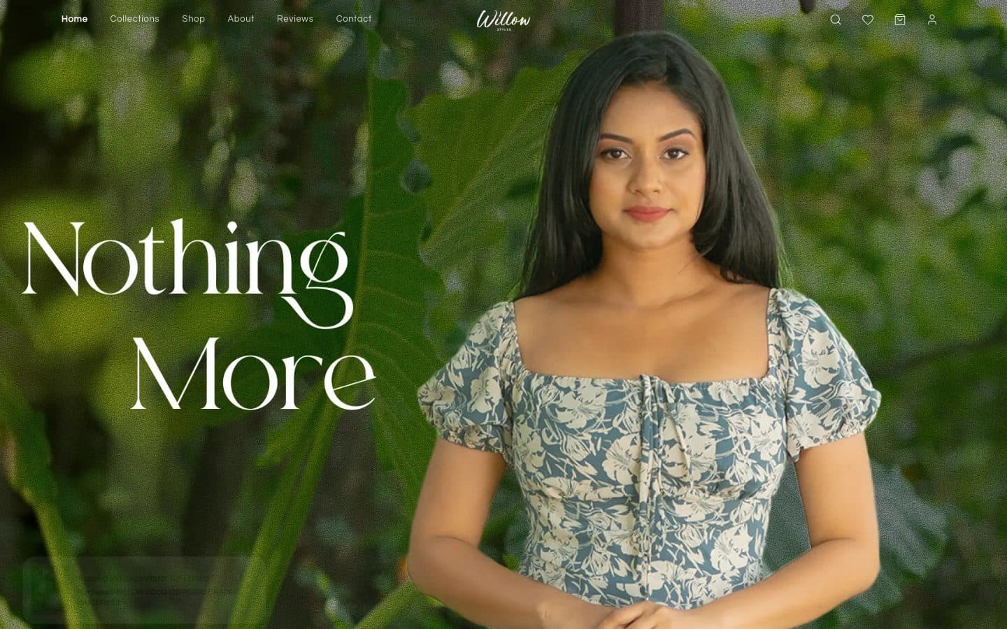 Willow Styles website – desktop